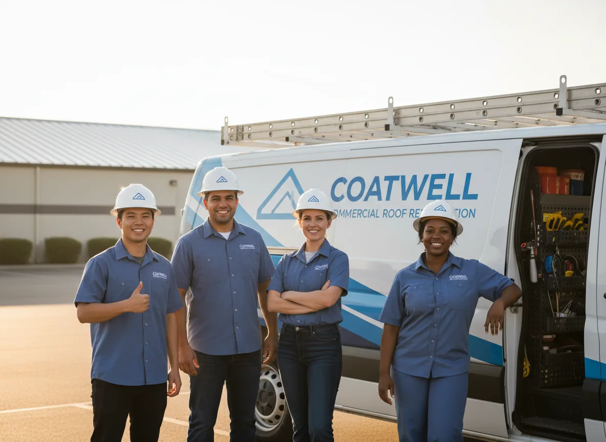 Commercial roof coating company in Buckner, IL